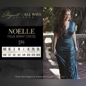 Brand new without tags large Lularoe elegant Noelle